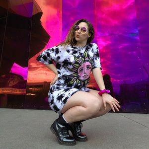 Tie dye T-shirt Dress